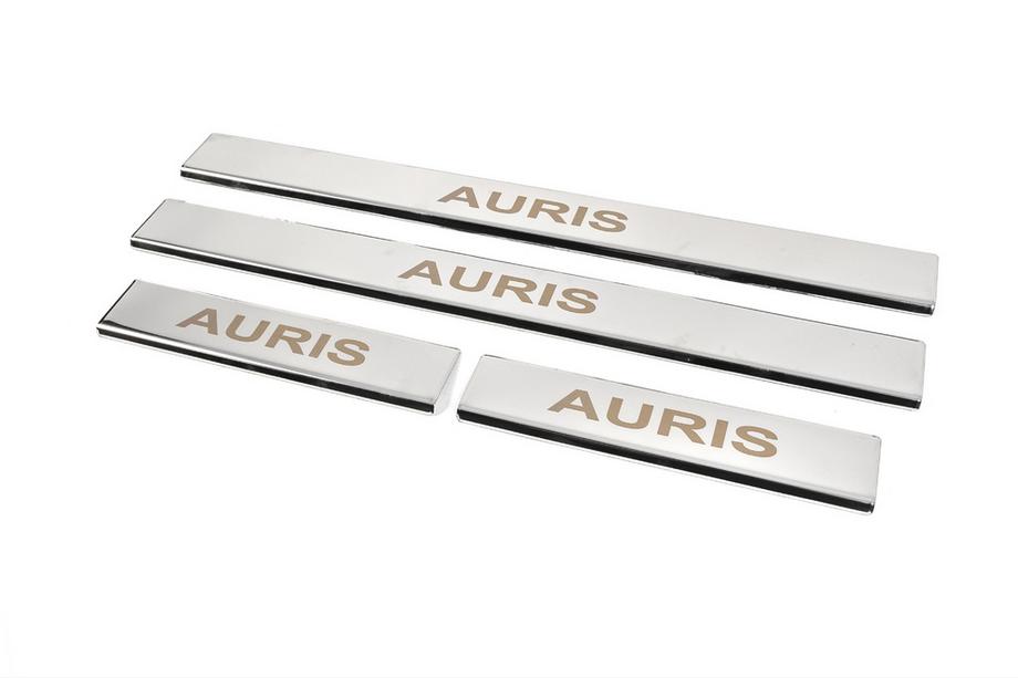 Toyota Auris 2012–2018 Dorpellijst set (4 stuks, RVS) Foto 2