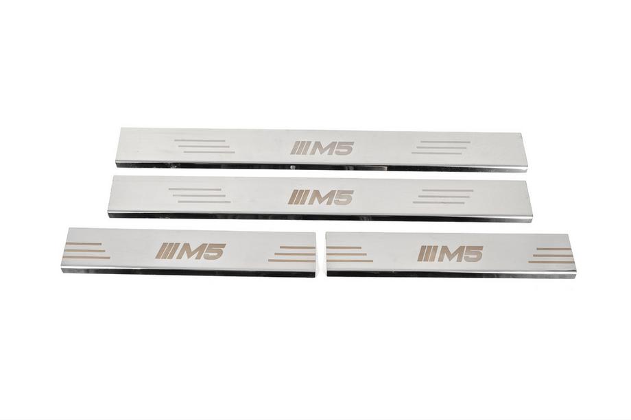 BMW 5 Serie E34 1988–1995 Chrome instaplijsten (4 stuks, Carmos V4) Foto 1