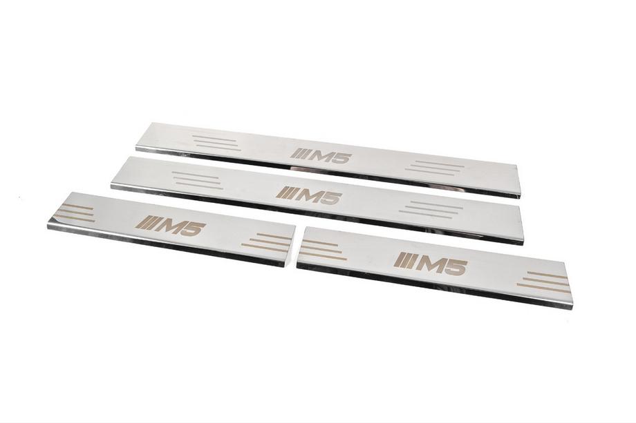 BMW 5 Serie E34 1988–1995 Chrome instaplijsten (4 stuks, Carmos V4) Foto 2