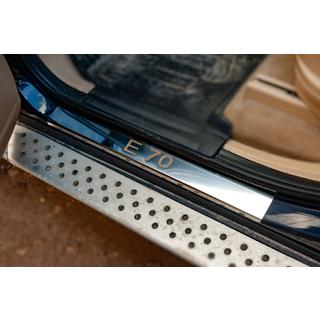 RVS instaplijsten (4 stuks) BMW X5 E70 2007–2013 foto 1