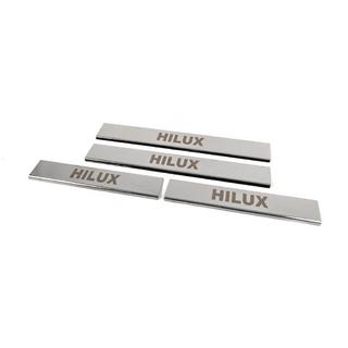 RVS instaplijsten (4 stuks) Toyota Hilux 2015– foto 2