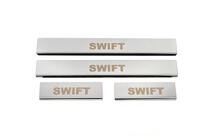 Suzuki Swift 2005–2010 RVS instaplijsten (4 stuks) foto 1