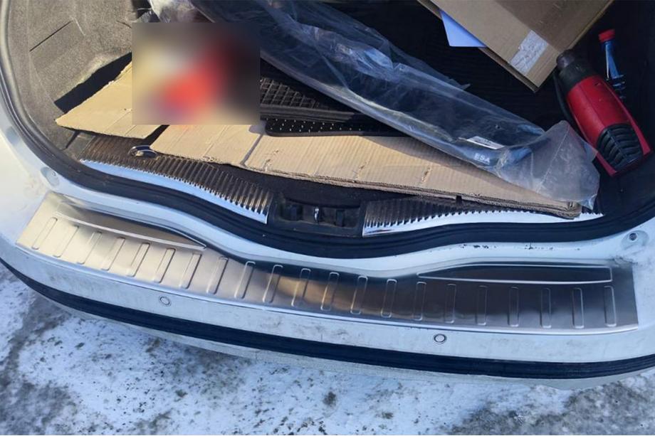 Ford Mondeo 2014–2022 Achterbumperlijst Carmos (SW, RVS) Image