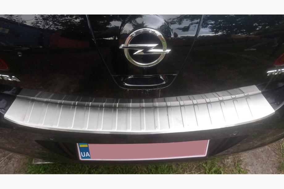 Opel Astra J 2009–2015 Achterbumperbeschermer Carmos (HB) (RVS) Image