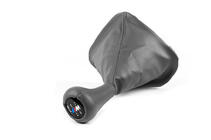 BMW 5 Serie E39 1996–2003 Schakelpookhoes + pookknop OEM (grijs) foto 4