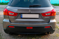 Mitsubishi ASX 2010–2023 Achterbumper beschermlijst Carmos (2010-2019, RVS) foto 1