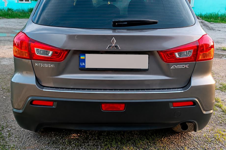 Mitsubishi ASX 2010–2023 Achterbumper beschermlijst Carmos (2010-2019, RVS) Image
