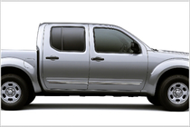 Nissan Navara 2006–2015 Deurlijsten (4-delig, RVS) foto 1