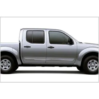 Deurlijsten (4-delig, RVS) Nissan Navara 2006–2015 foto 1
