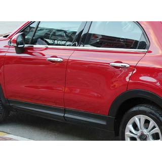 RVS raamomlijsting (4 stuks) Fiat 500X 2014–2024 foto 3