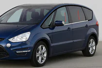Ford S-Max 2007–2014 RVS raamomlijsting (4 stuks) foto 1