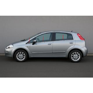 Carmos raamlijsten (6 stuks, RVS) Fiat Punto Grande/EVO 2006–2018 foto 1
