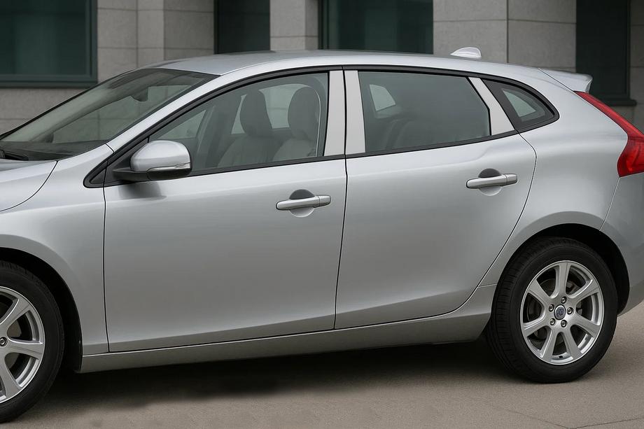 Volvo V40 2012– RVS deurstijl sierlijsten Image