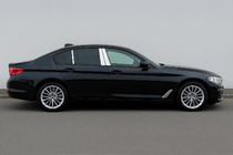 BMW 5 Serie G30/G31 2017–2023 RVS deursstijl sierlijsten (6-delig) foto 1
