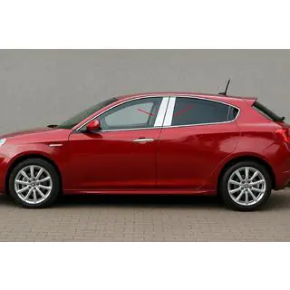 RVS deurstijlbekleding (4 stuks) Alfa Romeo Giulietta 2010–2020 foto 1