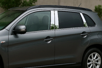 Mitsubishi ASX 2010–2023 RVS deursstijl sierlijsten (6-delig) foto 1