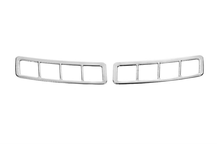 Ford Transit 2014– Ventilatieroosters voor motorkap (2 stuks) (RVS) Carmos Image