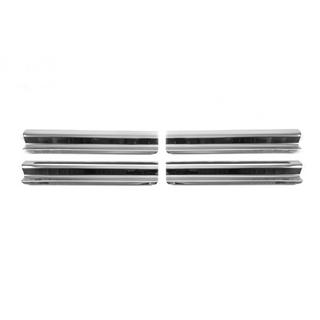 Carmos RVS interieur instaplijsten (set van 4) Volkswagen Touran 2003–2010 foto 2
