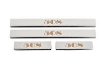 Peugeot 508 2010–2018 Carmos dorpellijsten (set 4 stuks, RVS) foto 1