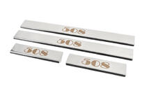 Peugeot 508 2010–2018 Carmos dorpellijsten (set 4 stuks, RVS) foto 2