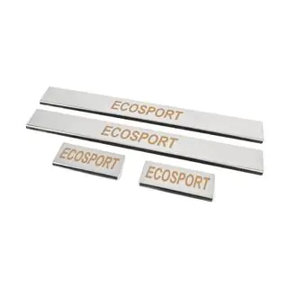 Carmos dorpellijsten (set 4 stuks, RVS) Ford EcoSport 2013–2022 foto 2