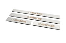 Jeep Grand Cherokee WK 2004–2010 Instaplijsten Carmos V-2 (4 stuks, RVS) foto 2