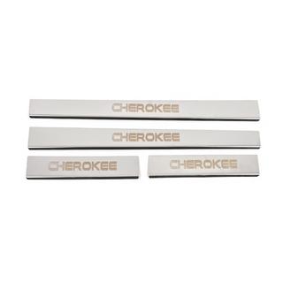 Instaplijsten Carmos V-2 (4 stuks, RVS) Jeep Grand Cherokee WK 2004–2010 foto 1