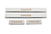 Ford Focus IV 2018– Carmos dorpellijsten (set 4 stuks, RVS) foto 1
