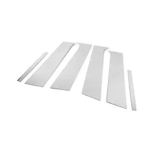 Deurstijl sierlijsten (6 stuks, RVS) foto 3