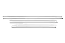 Mercedes E-klasse W212 2009–2016 Chroom raamlijsten voor ramen (SW) (6 stuks, RVS) foto 2
