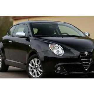 Spiegelkappen (2 stuks, RVS) Carmos Alfa Romeo MiTo 2008–2018 foto 1