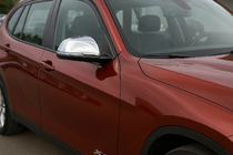 BMW X1 E84 2009–2015 Spiegelkappen (2 stuks, RVS) Carmos foto 1