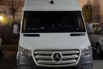 Mercedes Sprinter W907/W910 2018– Zonneklep voor voorruit op frame (Wit, 5 mm) foto 4