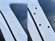 Mercedes Sprinter W907/W910 2018– Zonneklep voor voorruit op frame (Wit, 5 mm) foto 7