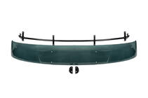 Volkswagen Crafter 2006–2016 Zonnevizier voor voorruit met frame (halftransparant zwart hoogglans, 5 mm) foto 1