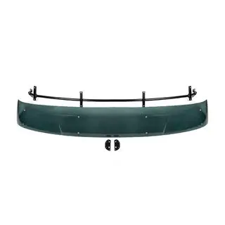 Zonnevizier voor voorruit met frame (halftransparant zwart hoogglans, 5 mm) foto 1