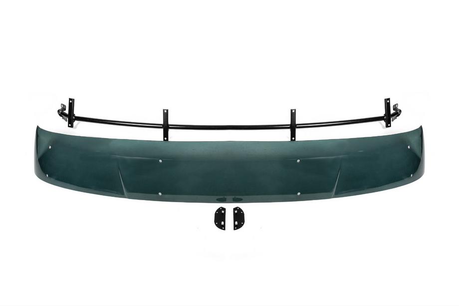 Volkswagen Crafter 2006–2016 Zonnevizier voor voorruit met frame (halftransparant zwart hoogglans, 5 mm) Image