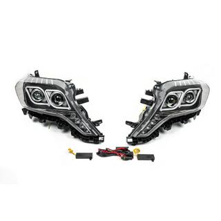 Full LED koplampen voor (2013-2017, set van 2) Toyota Land Cruiser Prado 150 2009–2023 foto 1