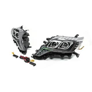 Full LED koplampen voor (2013-2017, set van 2) Toyota Land Cruiser Prado 150 2009–2023 foto 2