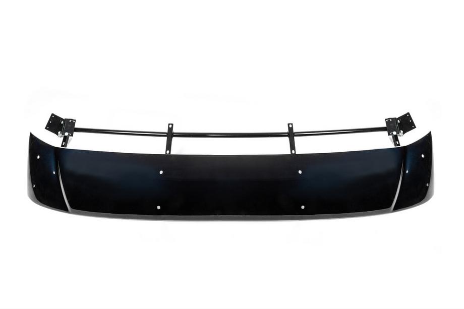 Ford Transit 2000–2014 Voorruit zonneklep (halftransparant zwart hoogglans, 5 mm) Image