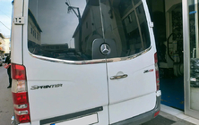 Mercedes Sprinter W906 2006–2018 Achterruit sierlijst Carmos (2 stuks, RVS) foto 3