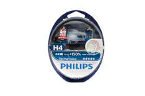Philips H4 koplamplamp 60/55W 12342GT RacingVision +150% foto 2