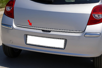 Renault Clio III 2005–2012 RVS kofferbakrand foto 1