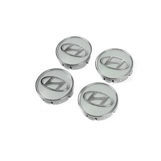Grijze velgnaafdoppen hyun60tur-sir (59 mm / 55 mm, 4 stuks) foto 2