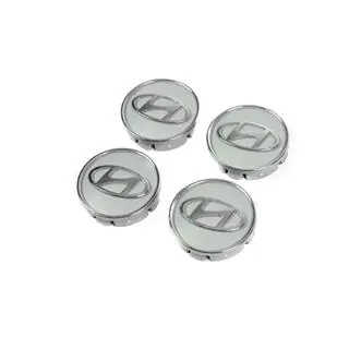 Grijze velgnaafdoppen hyun60tur-sir (59 mm / 55 mm, 4 stuks) foto 2