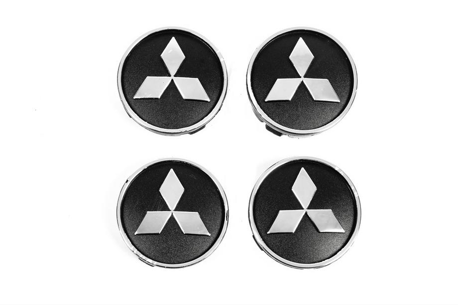 Mitsubishi Naafdoppen zwart mit5955tur-b (59 mm x 55 mm, 4 stuks) Image
