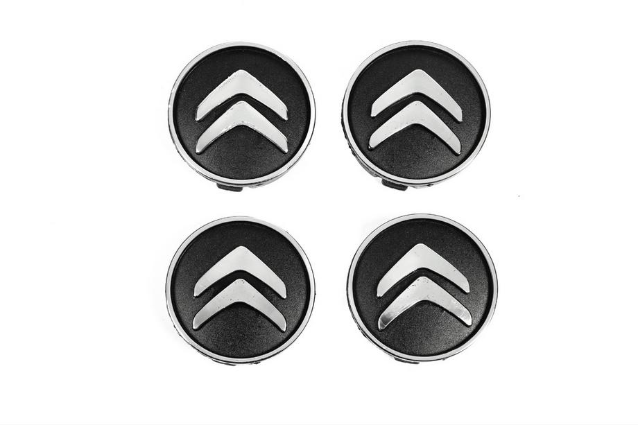Citroen Naafdoppen voor velgen, zwart cit5955tur-bl (59 mm naar 55 mm, 4 stuks) Foto 1