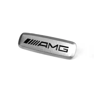 AMG aluminium embleem voor automatten (1 st.) foto 2