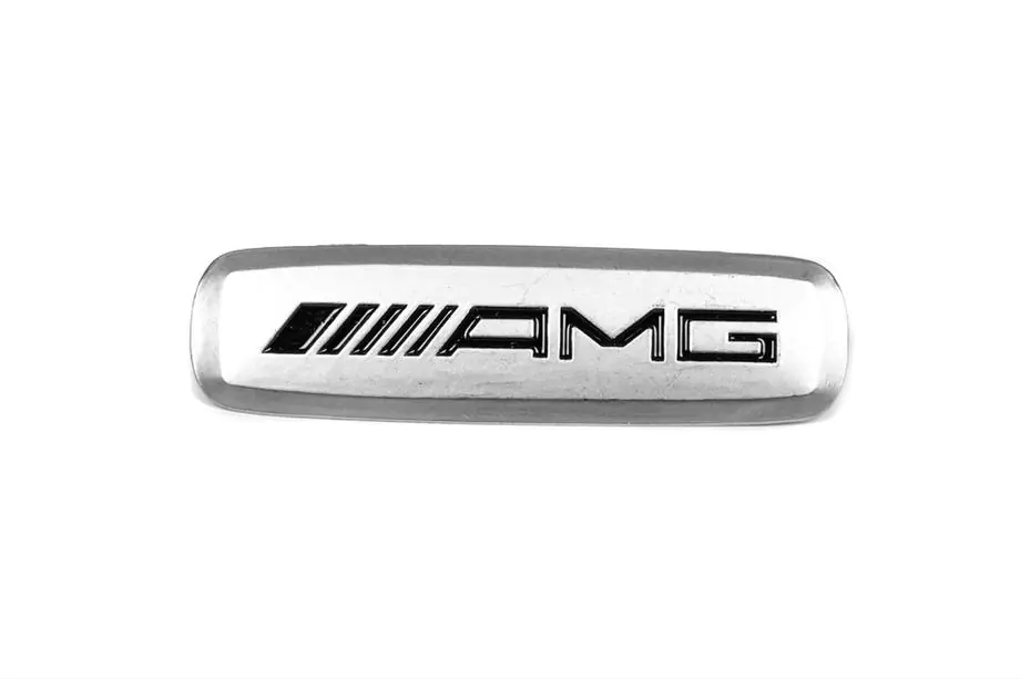 Mercedes-Benz AMG aluminium embleem voor automatten (1 st.) Foto 1