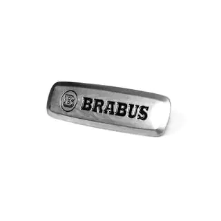 Brabus aluminium badge voor automatten (1 st.) foto 2